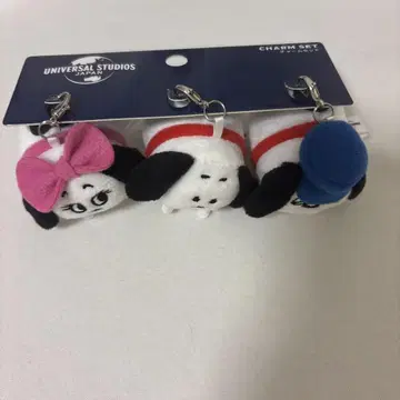 USJ 한정 스누피 벨 올라프 봉제 인형 참 세트 새상품