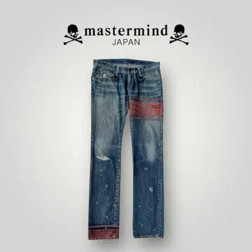 mastermind JAPAN 걸작 레어 빨간색 데님 M