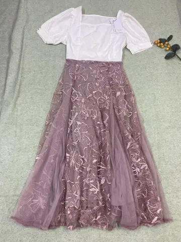 M220 tocco closet 택 포함 새상품 반팔 레이스 원피스