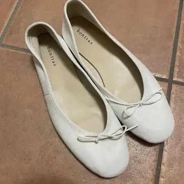 bonitas 보니타스 발레 슈즈 화이트 23.5cm 일본제