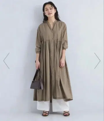 [ 새상품 ] 유나이티드 애로우즈 보일 개더 하오리 원피스