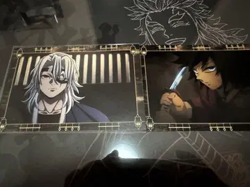 귀멸의 칼날 ufotable 반권 드링크 토미오카 기유 우즈이 텐겐 엽서