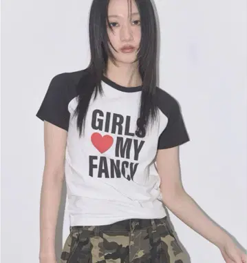 FANCY CLUB t셔츠 Girls My FancyTee (BLACK)