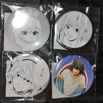 데스노트 DEATH NOTE 데스노 L 캔뱃지 세트 쿠지비키도