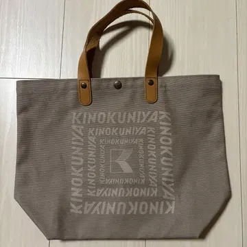 KINOKUNIYA 가죽 핸들 토트백