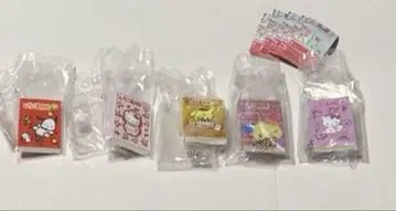 가챠가챠 산리오 딸기신문 콩 가샤 노트 5개 세트 미개봉