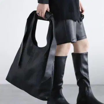 HARE 신세틱 가죽 쇼핑백 토트백 A4 PC 수납 가능