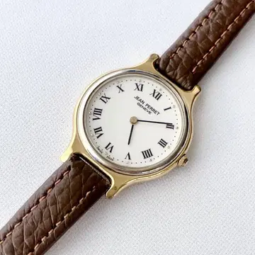 JEAN PERRET GENEVE 여성용 쿼츠 귀금속 각인 있음, 작동
