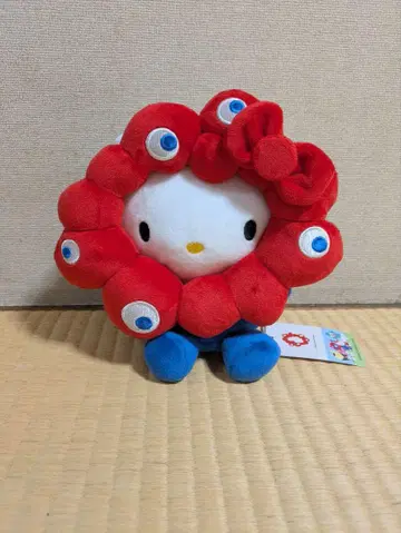 산리오 캐릭터즈 먝먝 따라하기 봉제 인형 M 헬로키티