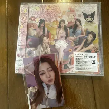 르세라 lesserafim 메로크로 CD 미개봉 윤진 럭키드로우