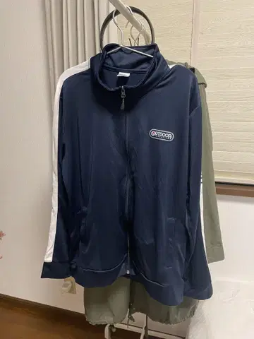 OUTDOOR 저지 상하의 세트 네이비