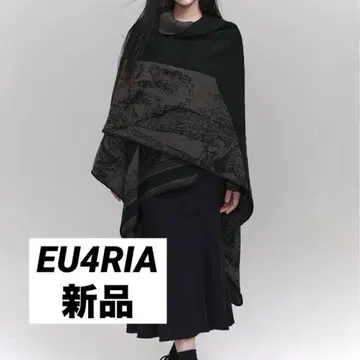 미사용 새상품 EU4RIA 망토 숄 스카프 가디건 고딕