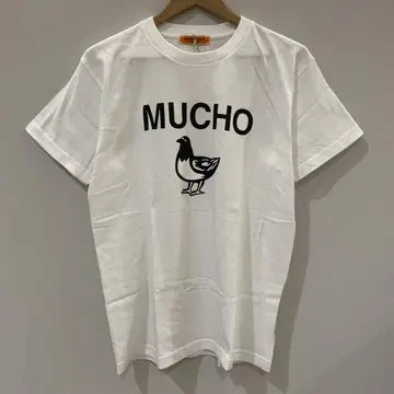 Mucho Aloha L 사이즈 화이트 티셔츠 MAT007