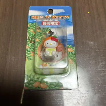 새상품 시즈오카 한정 헬로키티 키링 귤