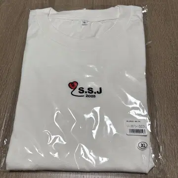 시손 쥰 S.S.J 2025 티셔츠 XL 화이트