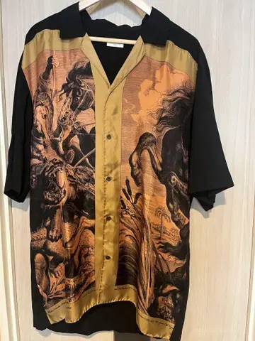 DRIES VAN NOTEN 22ss 실크 혼방 셔츠