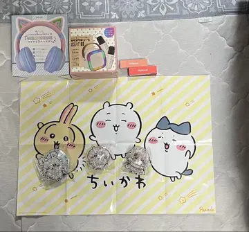 [ 7세트 ] 치이카와/고양이 귀 헤드폰/가라오케 큐브/릴리 바렛 립