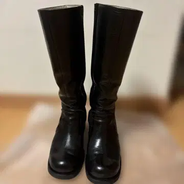 히미코 블랙 롱부츠 24cm