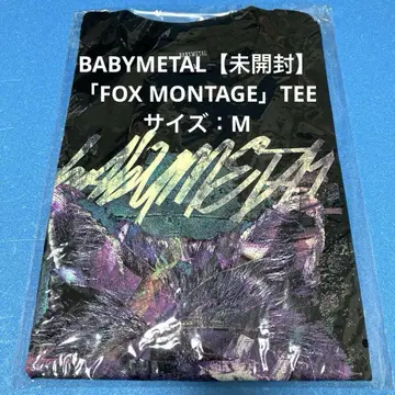 [미개봉] BABYMETAL [FOX MONTAGE] TEE 사이즈: M