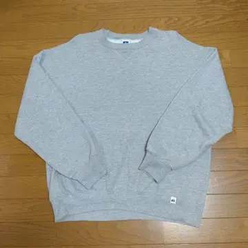 RUSSELL 맨투맨 90s USA 무지 그레이