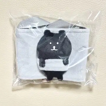 나가노 캐릭터즈 봉제 인형 드링크 홀더 (다크 곰)