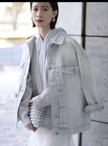 빅 G 데님 자켓 라이트 그레이 새상품 아르페쥬 스토리