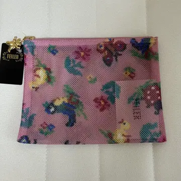 페일러 메쉬 파우치 M 핑크