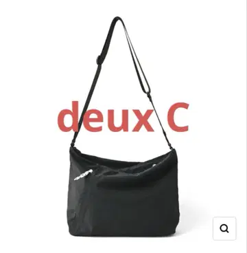 새상품 deux C 슬래시 숄더백 M