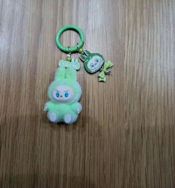 새상품 Labubu 라부부 키링 라부브 인기 초귀여움 그린