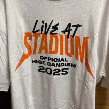 HIGE DANDISM 2025 LIVE 티셔츠 M사이즈