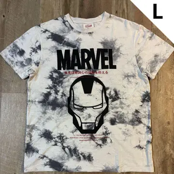 MARVEL 아이언맨 프린트 티셔츠 남성용 L