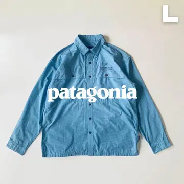 Patagonia 2010년 L/S 아일랜드 호퍼 셔츠 태국제 L 파랑