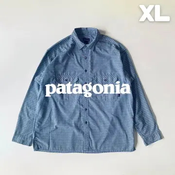 Patagonia 1999년 L/S 패커 의류 셔츠 XL 태국제 파랑