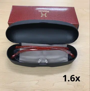 미사용 새상품 하즈키 루페 라지 1.6x 루비