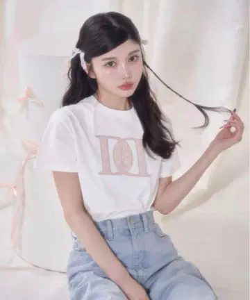 다리치 퀼팅 아플리케 티셔츠