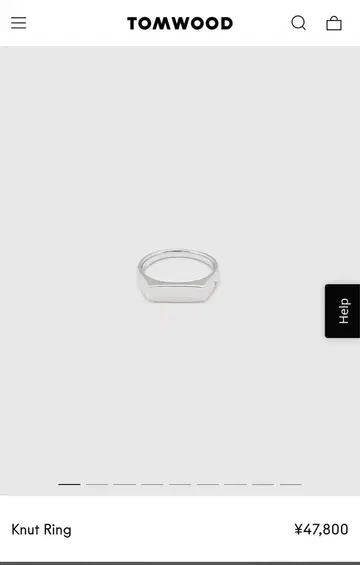 Tom Wood knut ring 62