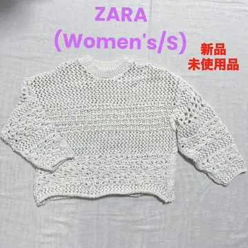 [ ZARA ] 여성용 크로셰 뜨개 디자인 니트