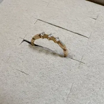 ete K10 다이아몬드 핑키링 1호 핑크 골드 ete 반지