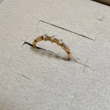 ete K10 다이아몬드 핑키링 1호 핑크 골드 ete 반지