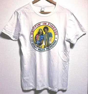 브루노 마즈/카디 B 콜라보 Finesse 반팔 티셔츠 화이트