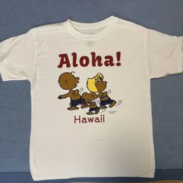 스누피 T셔츠 하와이 한정품 Aloha! Hawaii T셔츠