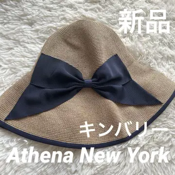 새상품 Athena New York 킴벌리 내추럴 네이비 아테나