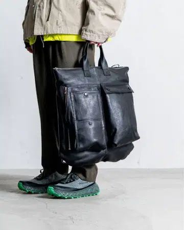CCU 헬멧 BAG 헬멧백 아닐린 카우 레더