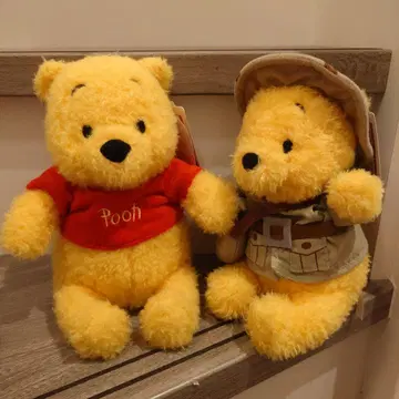 디즈니 곰돌이 푸 탐험가 봉제 인형 약 20cm