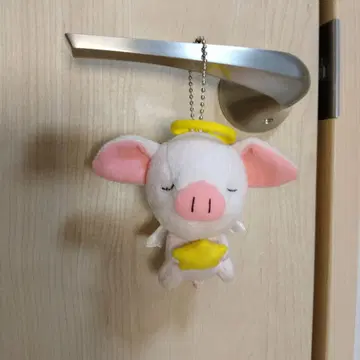 행복한 아기 돼지들 봉제 인형 엔젤 BOO 돼지 천사 마스코트