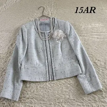 이긴 노카라 자켓 빅 사이즈 15AR 포멀 라메