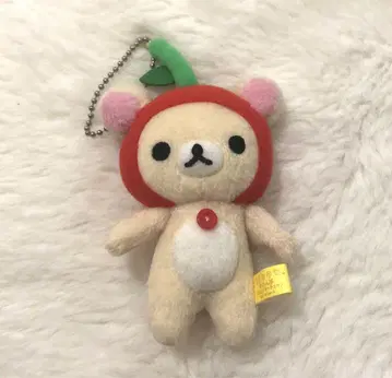 SAN-X 코리락쿠마 체리 마스코트 키체인