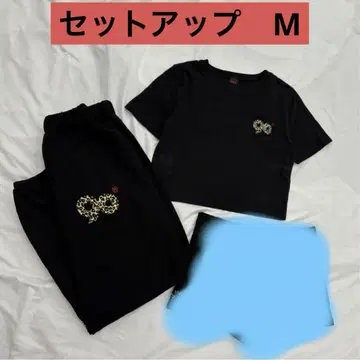 9090girl Logo Girl Tee Sweat Pants black