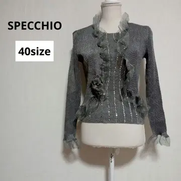 [새상품급] SPECCHIO 스페치오 프릴 앙상블 그레이 40