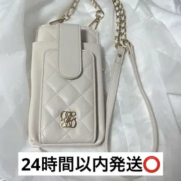 RANDA 란다 퀼팅 스마트폰 숄더 아이보리